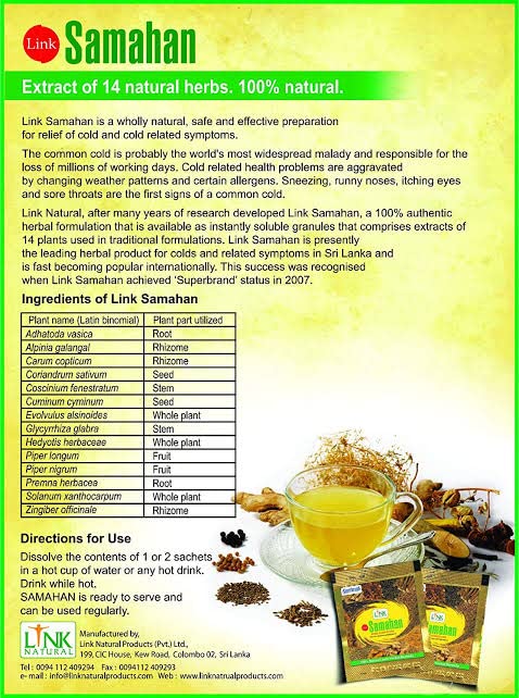 Link Natural Samahan Ayurvedic Herbal Extracts Tea - Velora Luxury Fashion