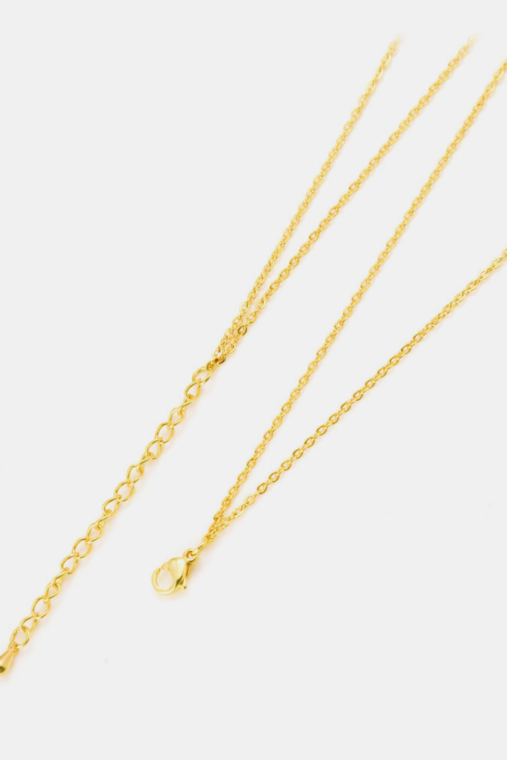 Linked Ring Pendant Chain Necklace - Velora Luxury Fashion