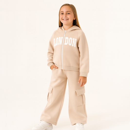 London Chic Girls Casual Set - Velora Luxury Fashion