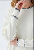Long Dress Ribbed Neck Line - Velora Luxury Fashion