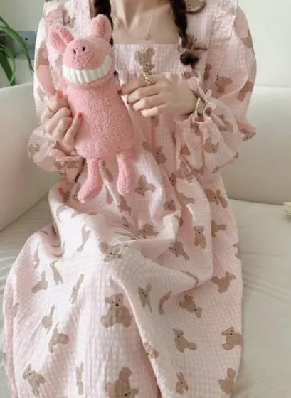 Long Sleeved Pullover Plaid Pajamas For Women EX-STOCK Canada