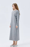 Long Sleeved Tunic Dress - Velora Luxury Fashion