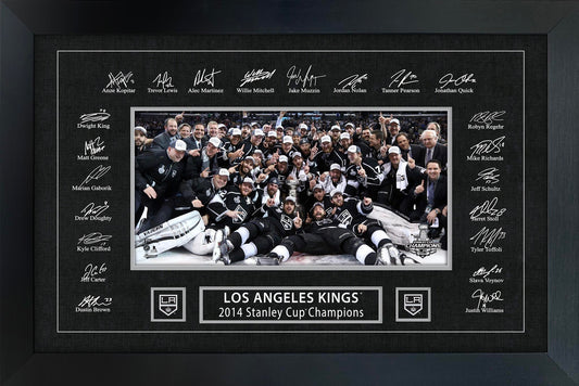 Los Angeles Kings 2014 Stanley Cup Replica Signature Frame - Velora Luxury Fashion