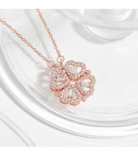 Lost and Found Jewelers Gold Clover Necklace - Velora Luxury Fashion