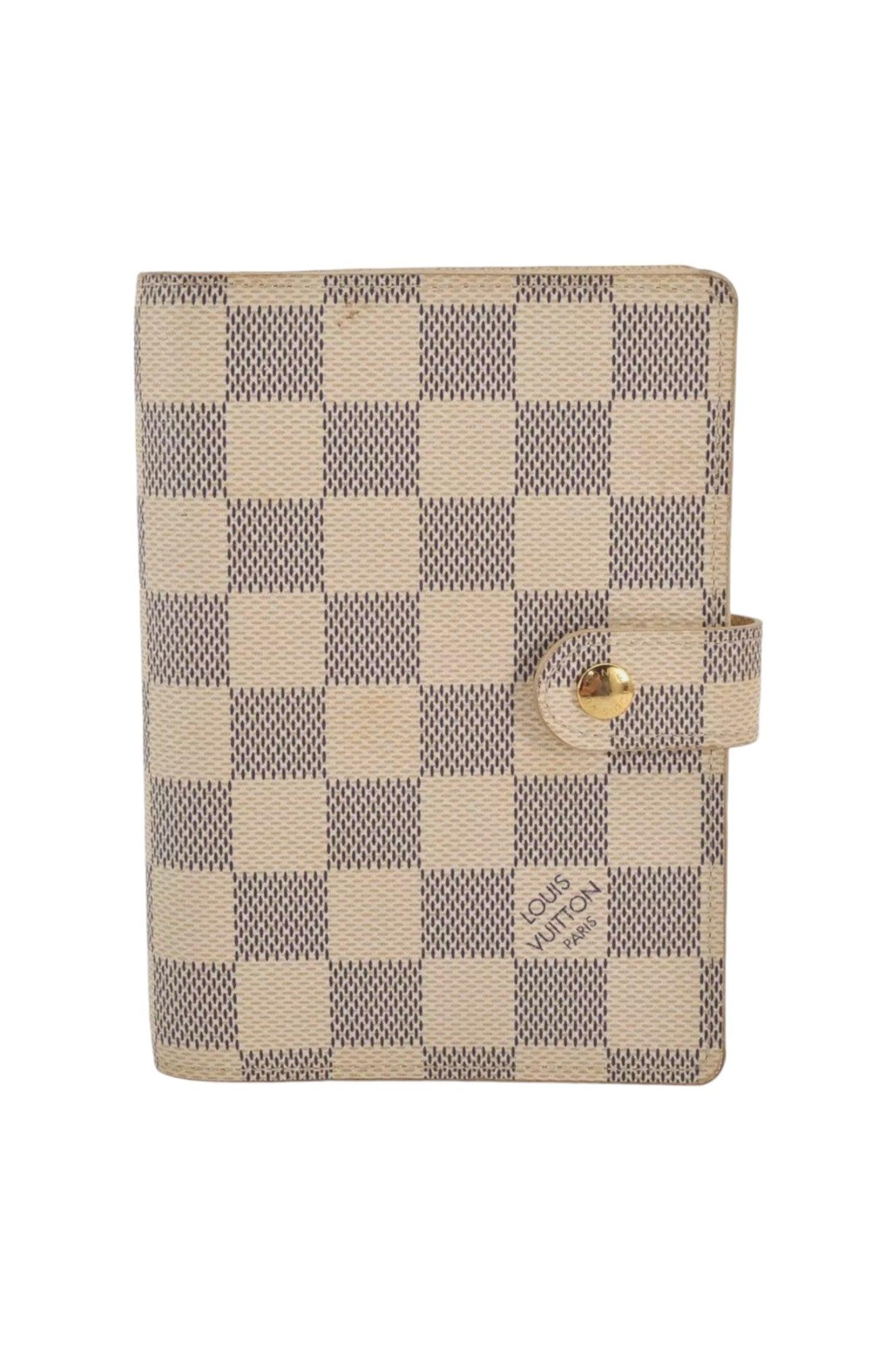 Louis Vuitton Damier Azur Agenda PM Notebook Cover R20706 LV 8166K - Velora Luxury Fashion