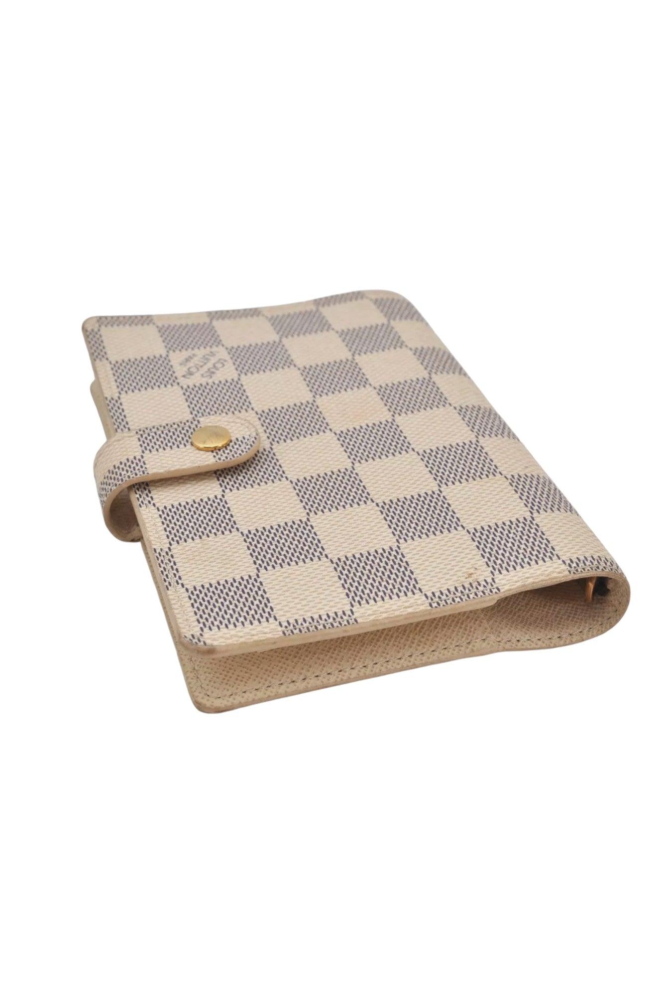 Louis Vuitton Damier Azur Agenda PM Notebook Cover R20706 LV 8166K - Velora Luxury Fashion