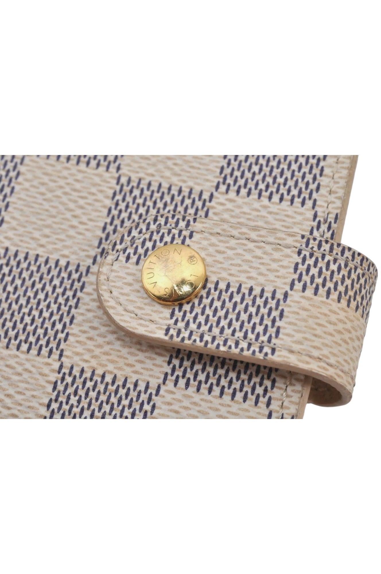 Louis Vuitton Damier Azur Agenda PM Notebook Cover R20706 LV 8166K - Velora Luxury Fashion