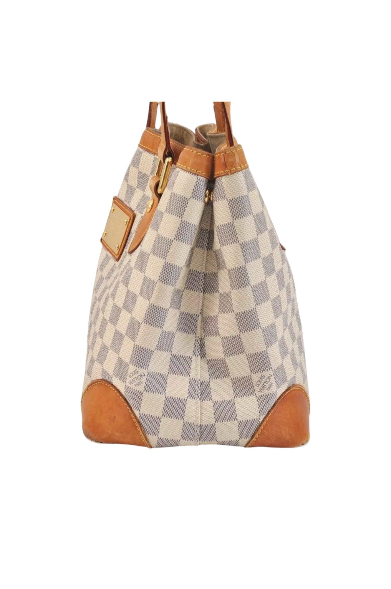 Louis Vuitton Damier Azur Hampstead PM N51207 Shoulder Tote Bag 8127K - Velora Luxury Fashion