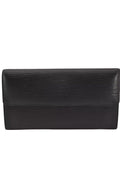 Louis Vuitton Epi Pochette Porte Monnaie Credit Wallet M63572 Black 8020K - Velora Luxury Fashion
