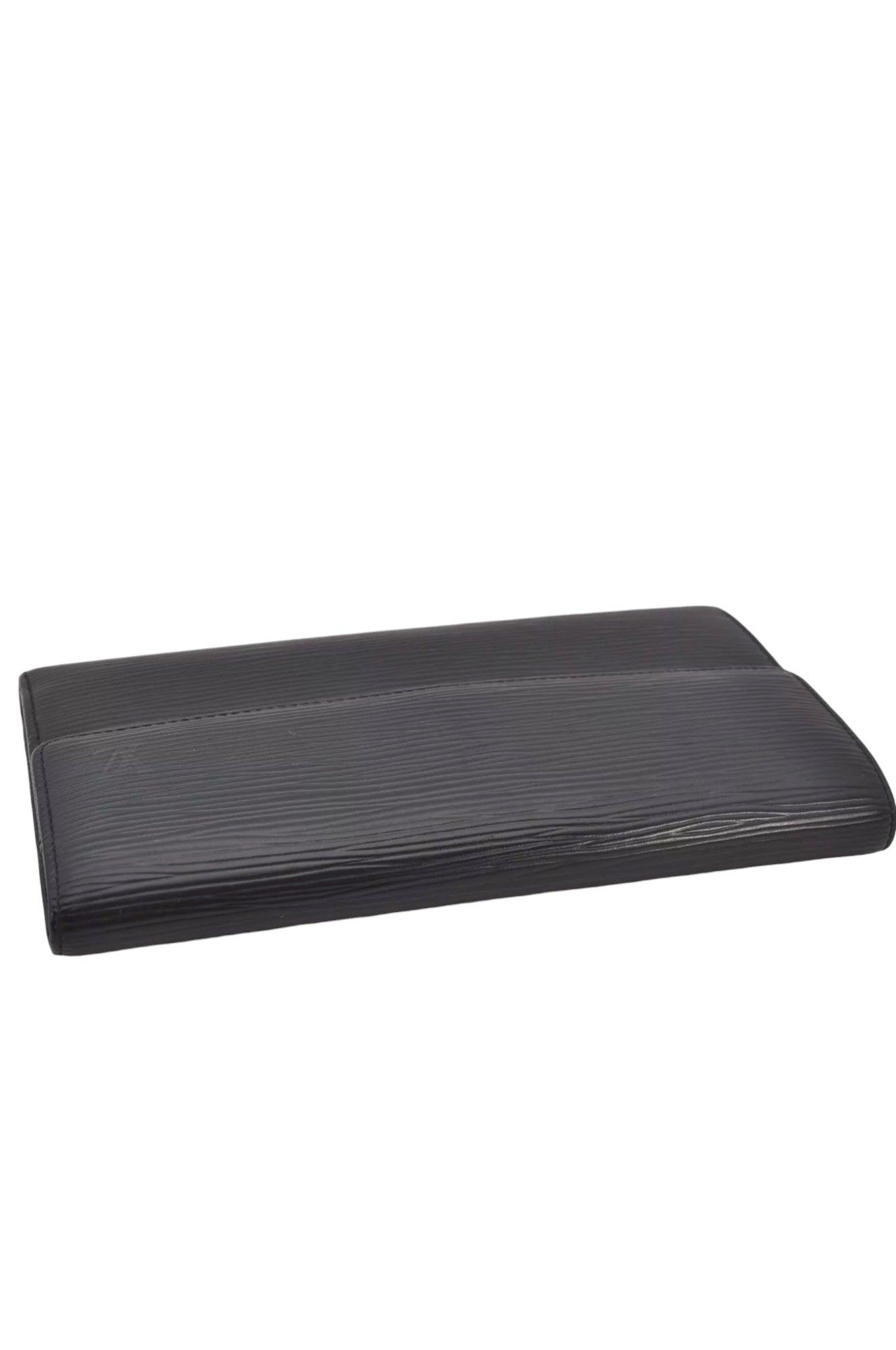 Louis Vuitton Epi Pochette Porte Monnaie Credit Wallet M63572 Black 8020K - Velora Luxury Fashion