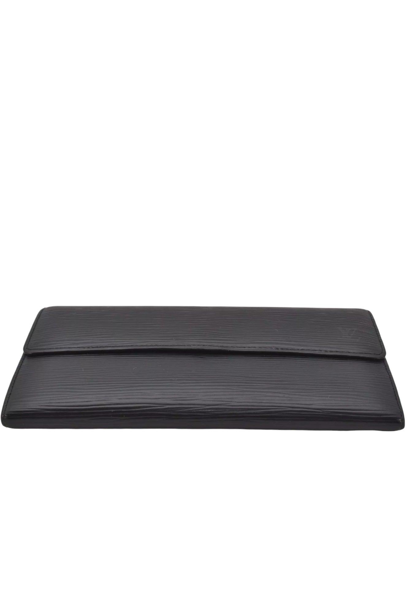 Louis Vuitton Epi Pochette Porte Monnaie Credit Wallet M63572 Black 8020K - Velora Luxury Fashion