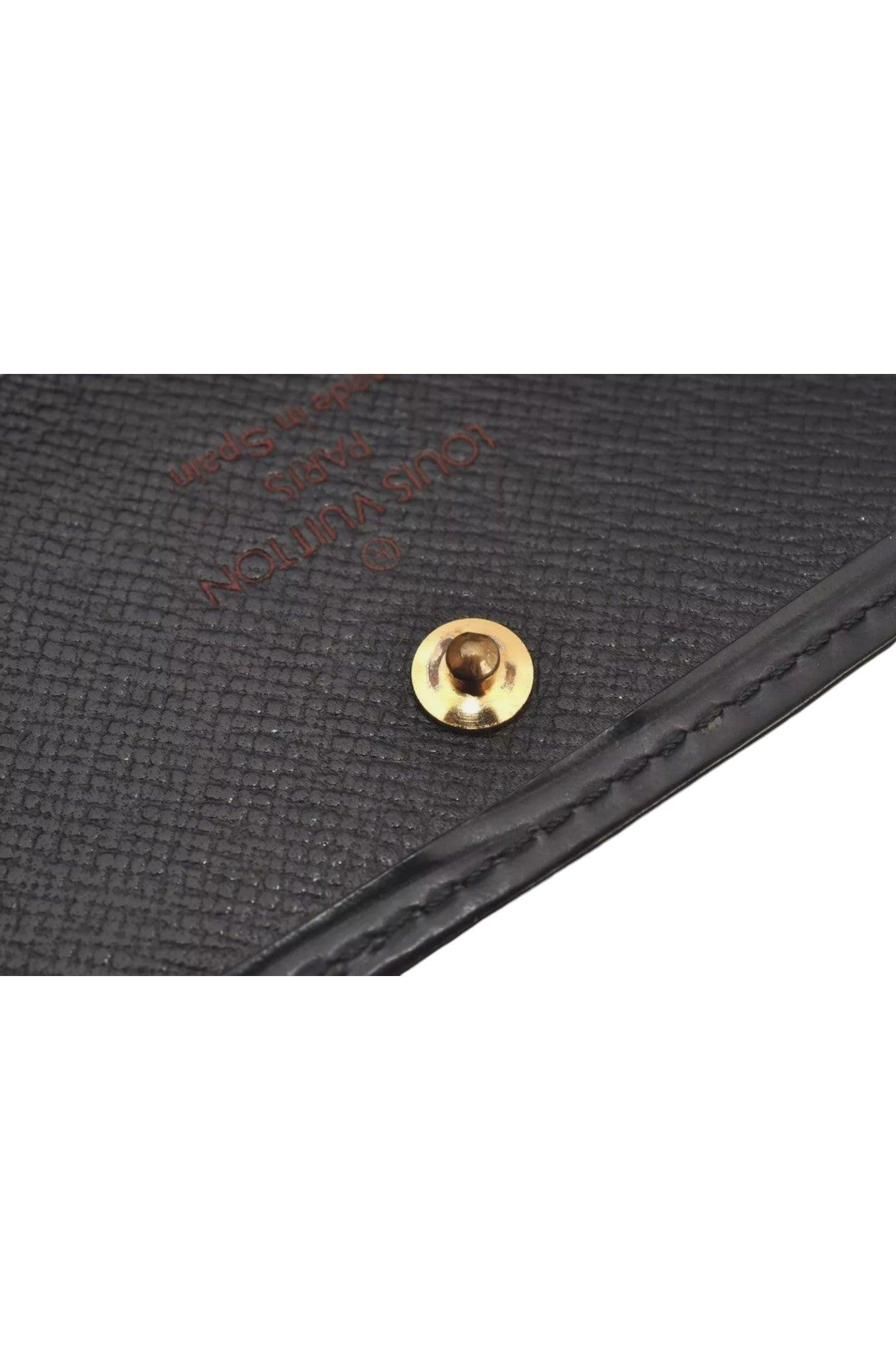 Louis Vuitton Epi Pochette Porte Monnaie Credit Wallet M63572 Black 8020K - Velora Luxury Fashion