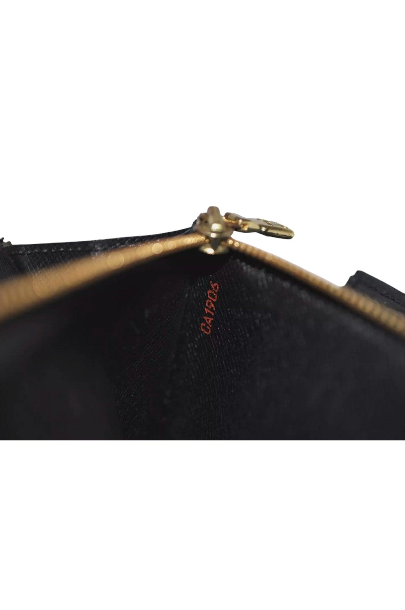 Louis Vuitton Epi Pochette Porte Monnaie Credit Wallet M63572 Black 8020K - Velora Luxury Fashion