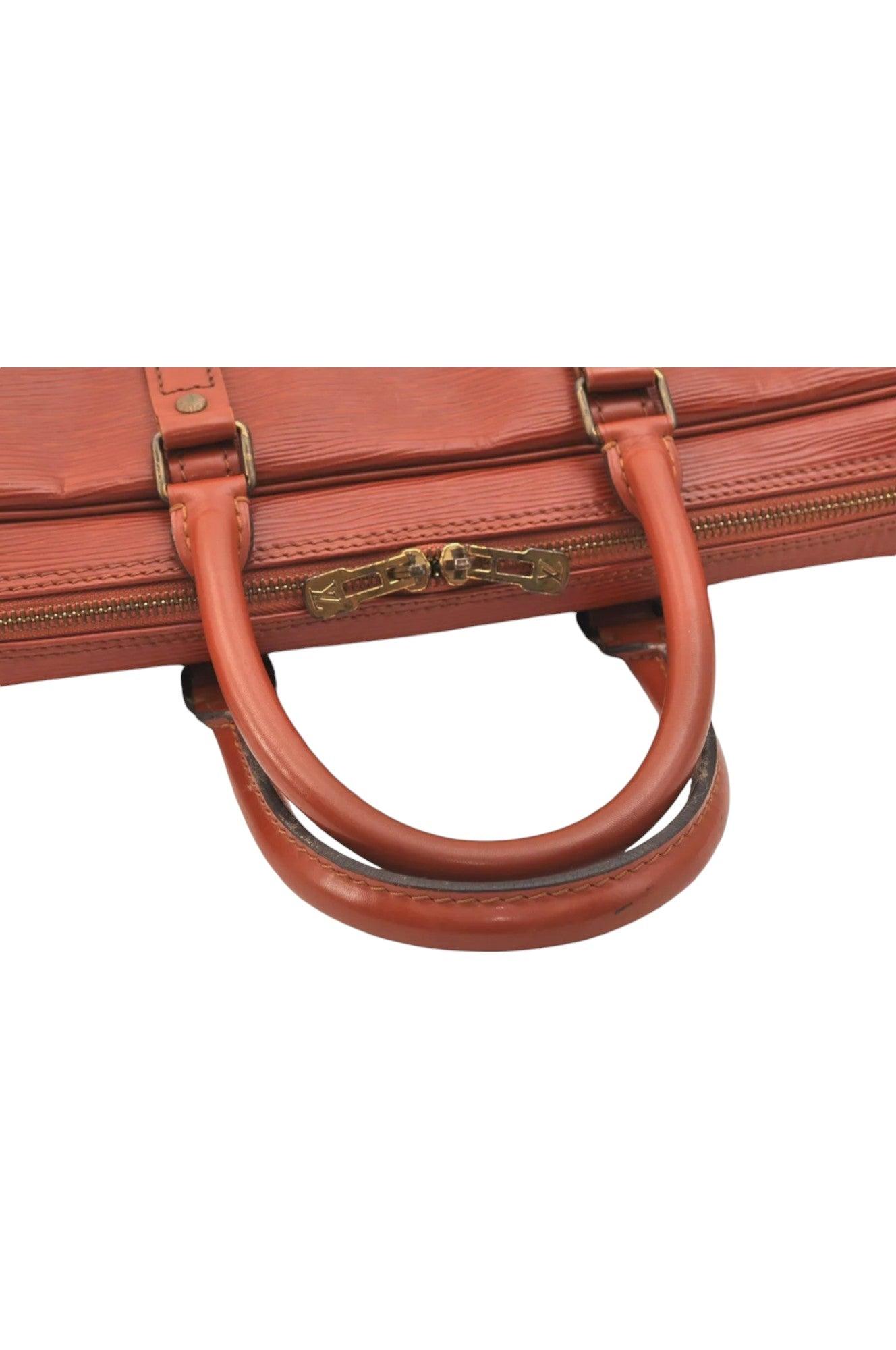 Louis Vuitton Epi Porte Documents Voyage Briefcase M54473 Brown 6978K - Velora Luxury Fashion