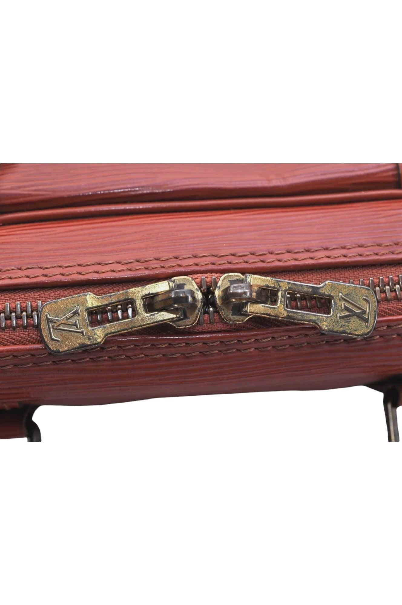 Louis Vuitton Epi Porte Documents Voyage Briefcase M54473 Brown 6978K - Velora Luxury Fashion
