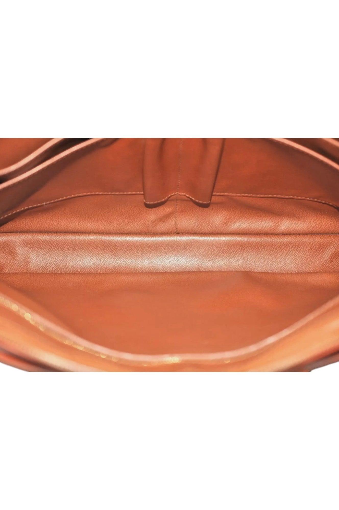 Louis Vuitton Epi Porte Documents Voyage Briefcase M54473 Brown 6978K - Velora Luxury Fashion