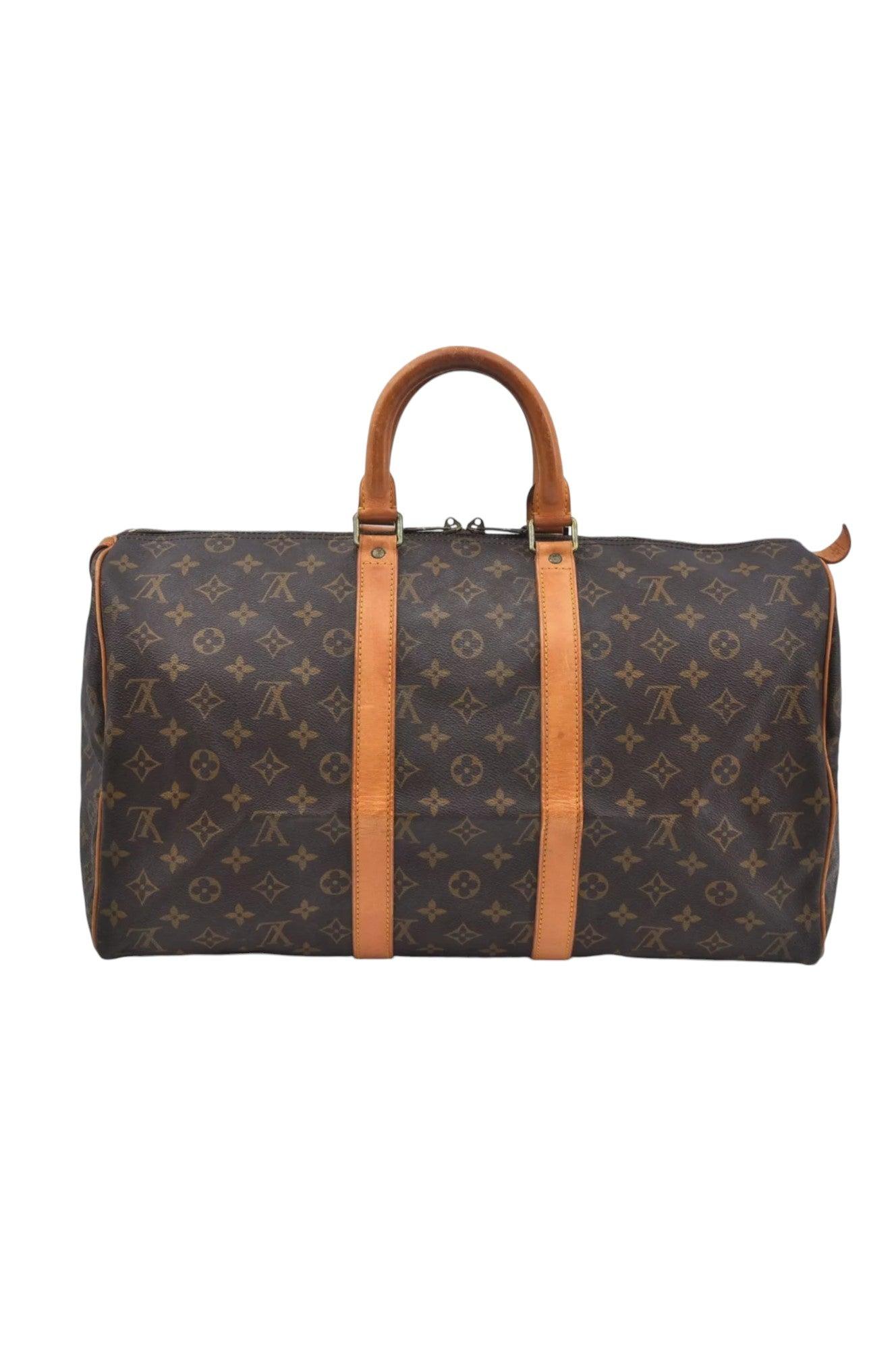 Louis Vuitton Monogram Keepall 45 Travel Boston Bag M41428 LV L0773 - Velora Luxury Fashion