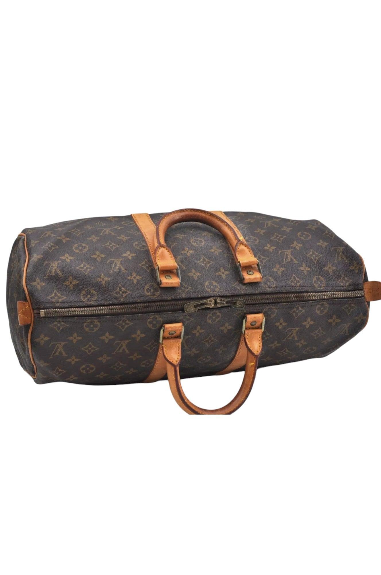 Louis Vuitton Monogram Keepall 45 Travel Boston Bag M41428 LV L0773 - Velora Luxury Fashion