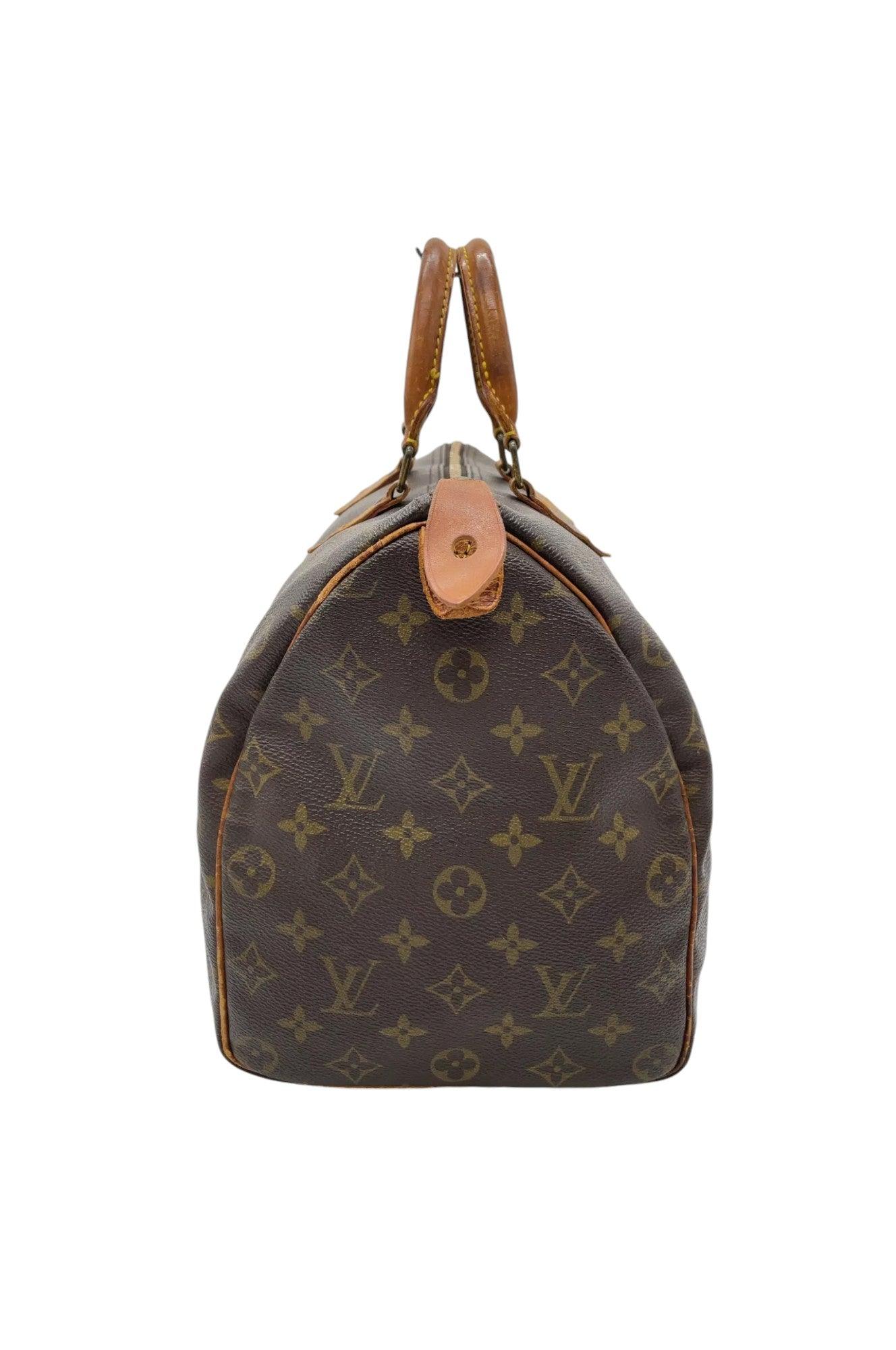 Louis Vuitton Monogram Speedy 35 M41524 Handbag BA080013 - Velora Luxury Fashion