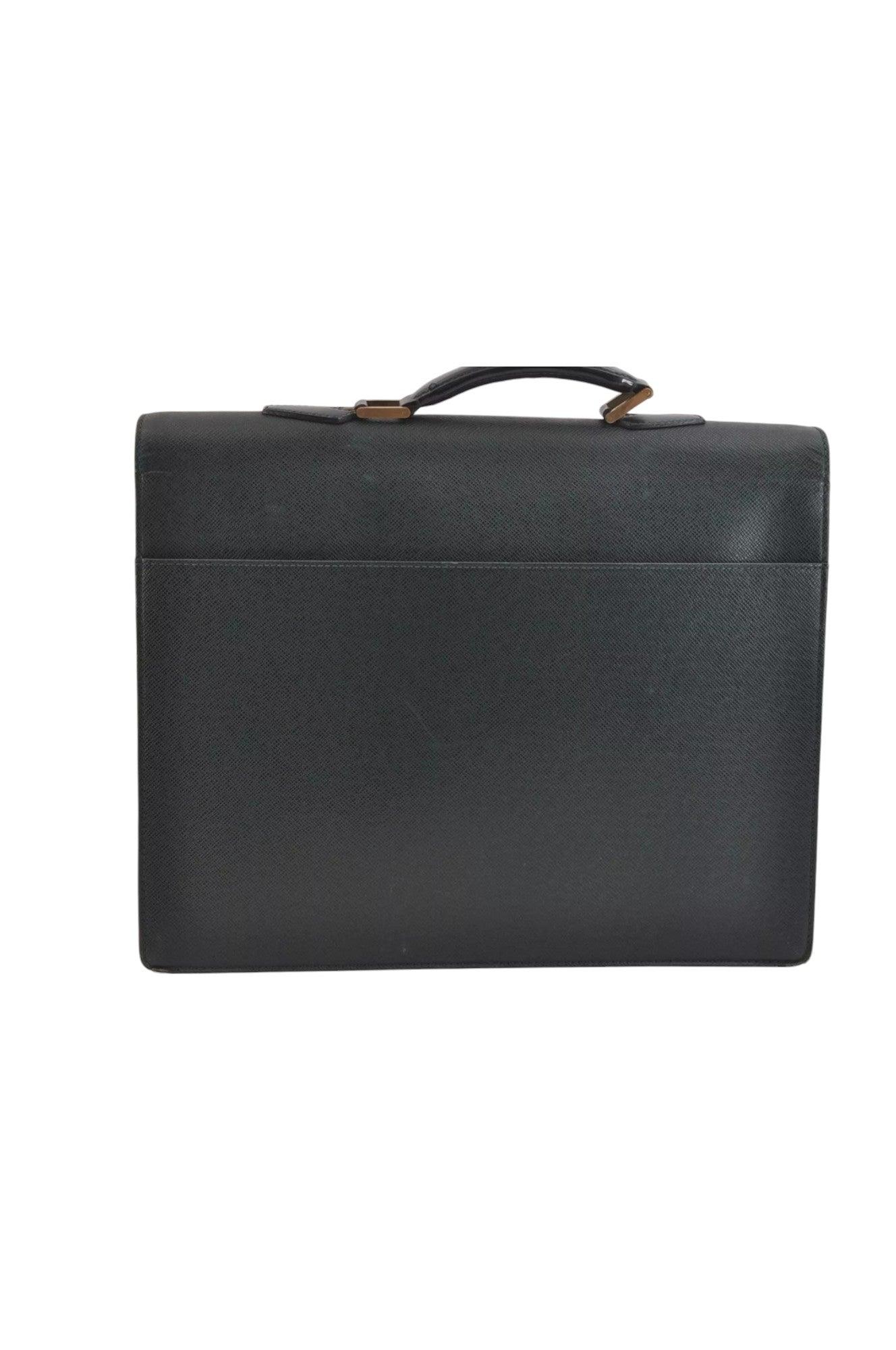 Louis Vuitton Taiga Serviette Kourad Briefcase Green M30074 LV 8936K - Velora Luxury Fashion