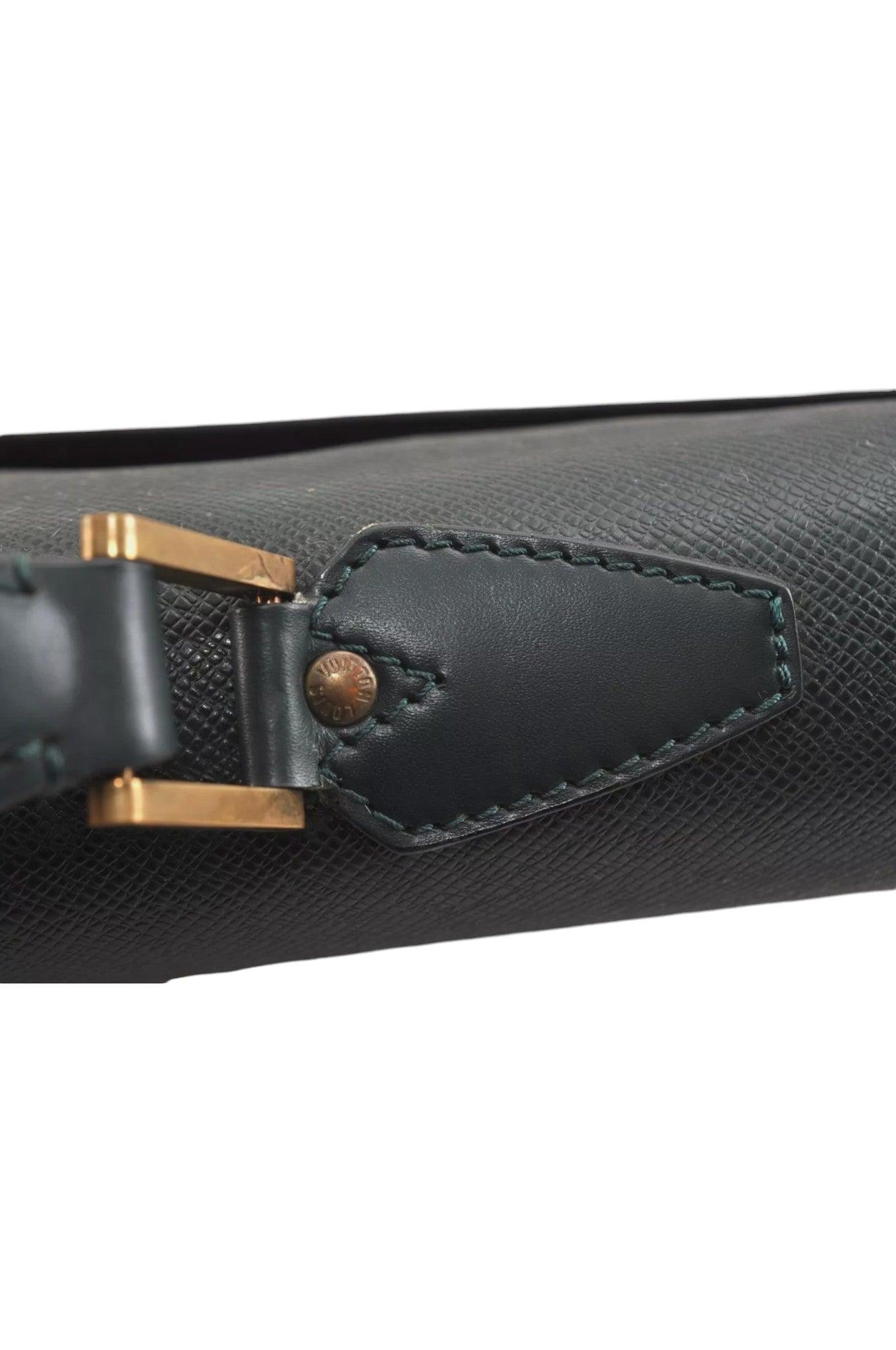 Louis Vuitton Taiga Serviette Kourad Briefcase Green M30074 LV 8936K - Velora Luxury Fashion