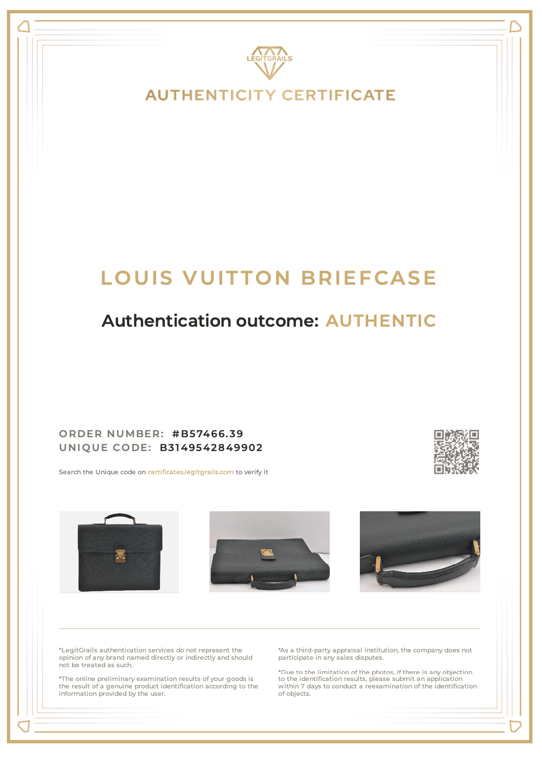 Louis Vuitton Taiga Serviette Kourad Briefcase Green M30074 LV 8936K - Velora Luxury Fashion