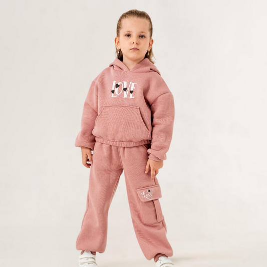 Love Cargo Girls Casual Set - Velora Luxury Fashion