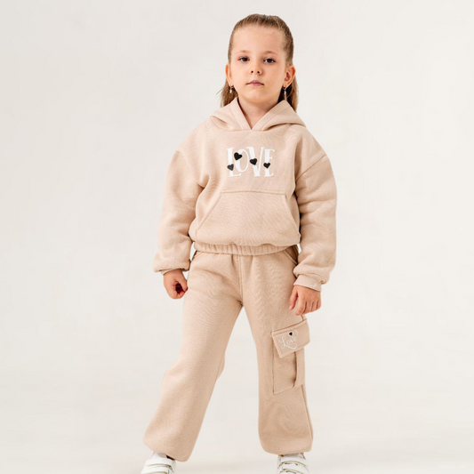 Love Cargo Girls Casual Set - Velora Luxury Fashion
