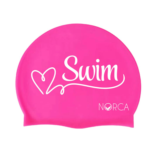 Love Silicone Swim Cap – Comfort and Grip Norca Athletic Swimwear | Norca Natation Inc.