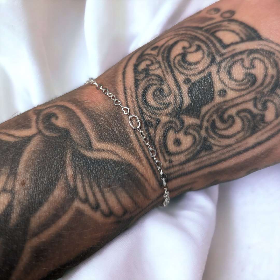 Love links permanent bracelet add on chain and lock - Velora Luxury Fashion