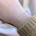 Love links permanent bracelet add on chain and lock - Velora Luxury Fashion
