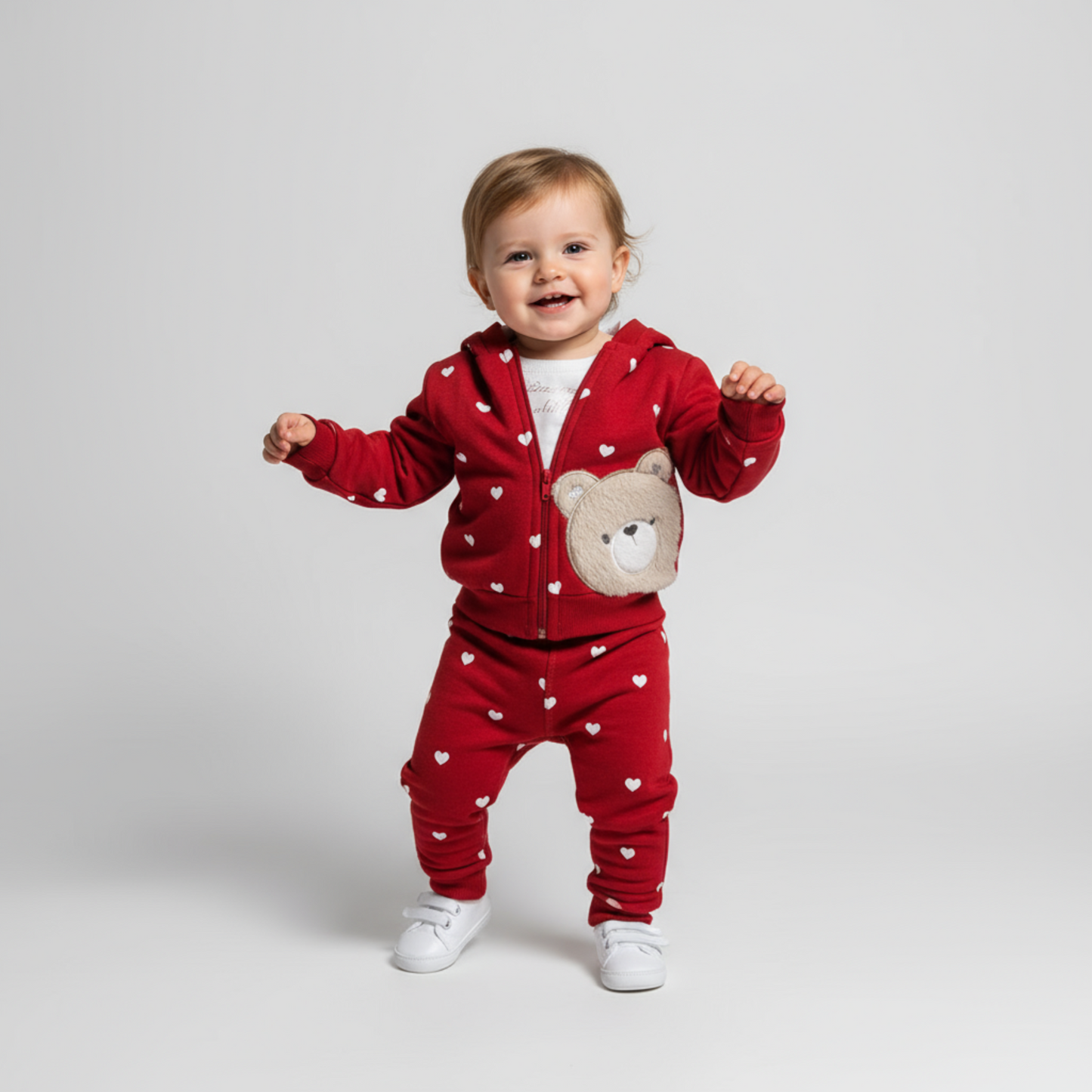 Lovely Bear Girls Jogger Set - Velora Luxury Fashion