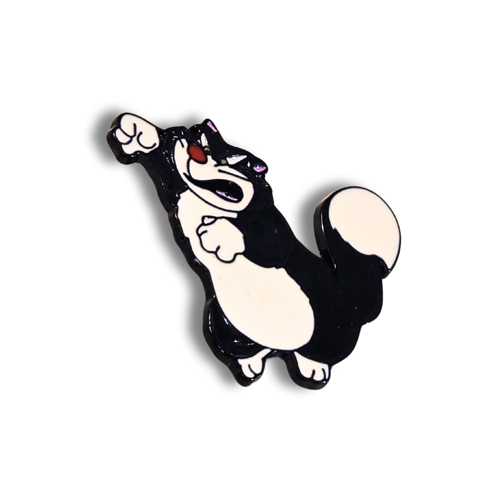 "Lucifer" the Cat | Collectible Pin - Velora Luxury Fashion