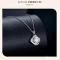 Lucky Clover 1ct Moissanite Sterling Silver Pendant Necklace - Velora Luxury Fashion