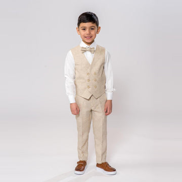 Lucky Luke’s Boys Vest Set - Velora Luxury Fashion
