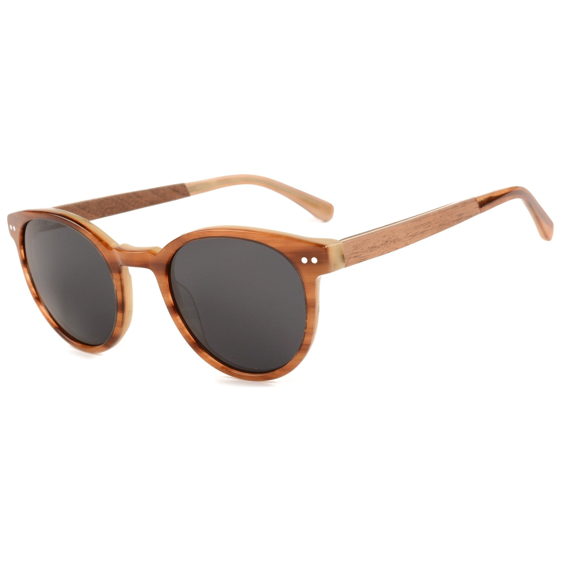 Lugo - Acetate & Wood Sunglasses - Velora Luxury Fashion