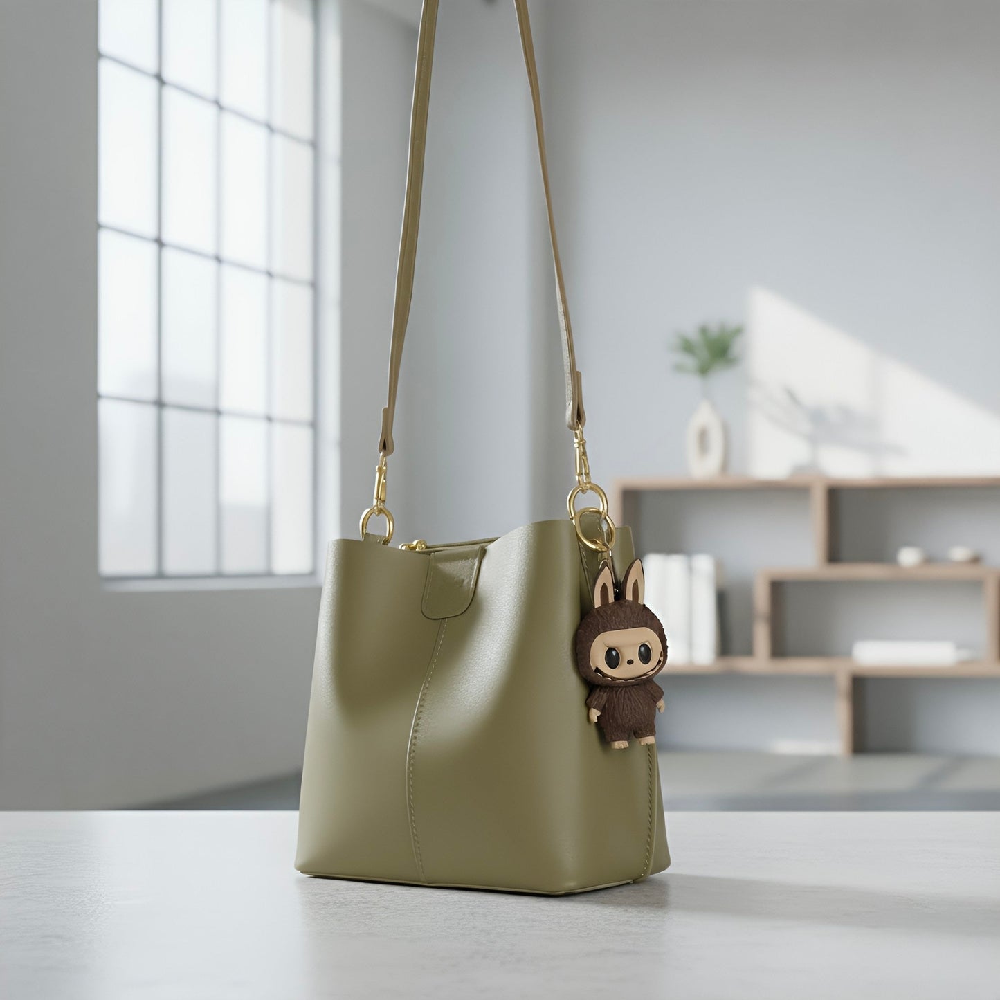 Luna bag by Rotta - Bucket bag vegan leather - Velora Luxury Fashion