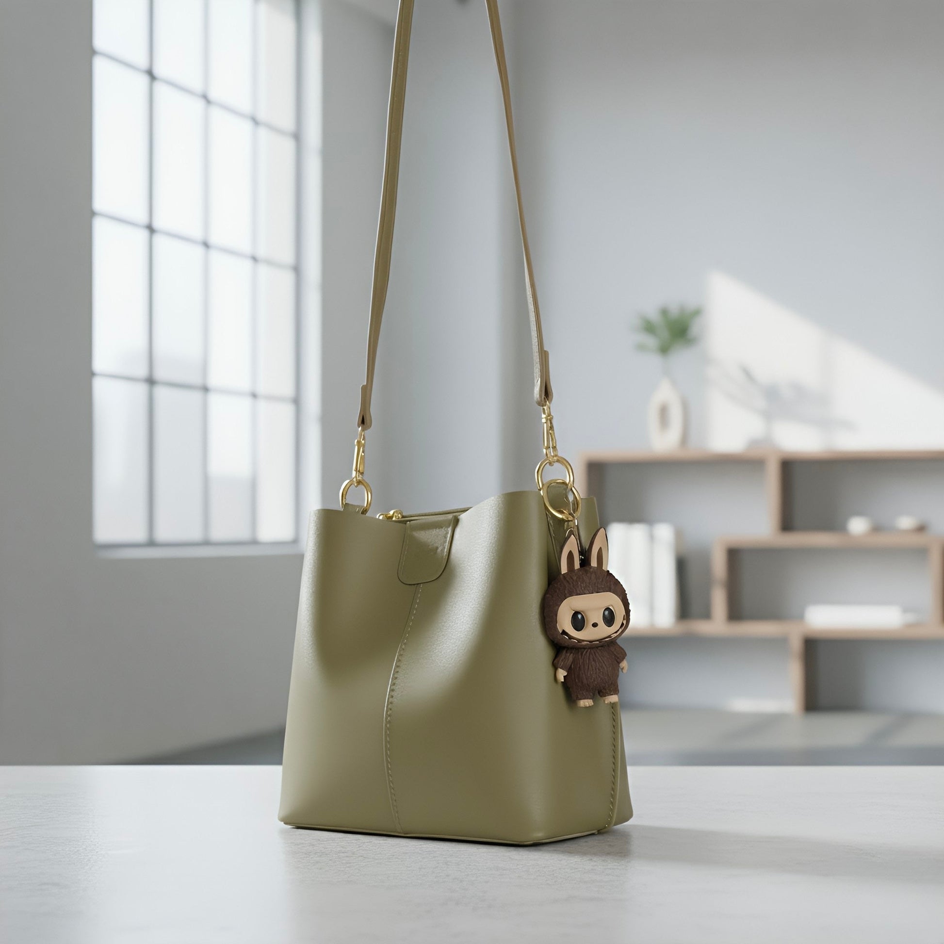Luna bag by Rotta - Bucket bag vegan leather - Velora Luxury Fashion