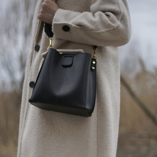 Luna bag by Rotta - Bucket bag vegan leather - Velora Luxury Fashion
