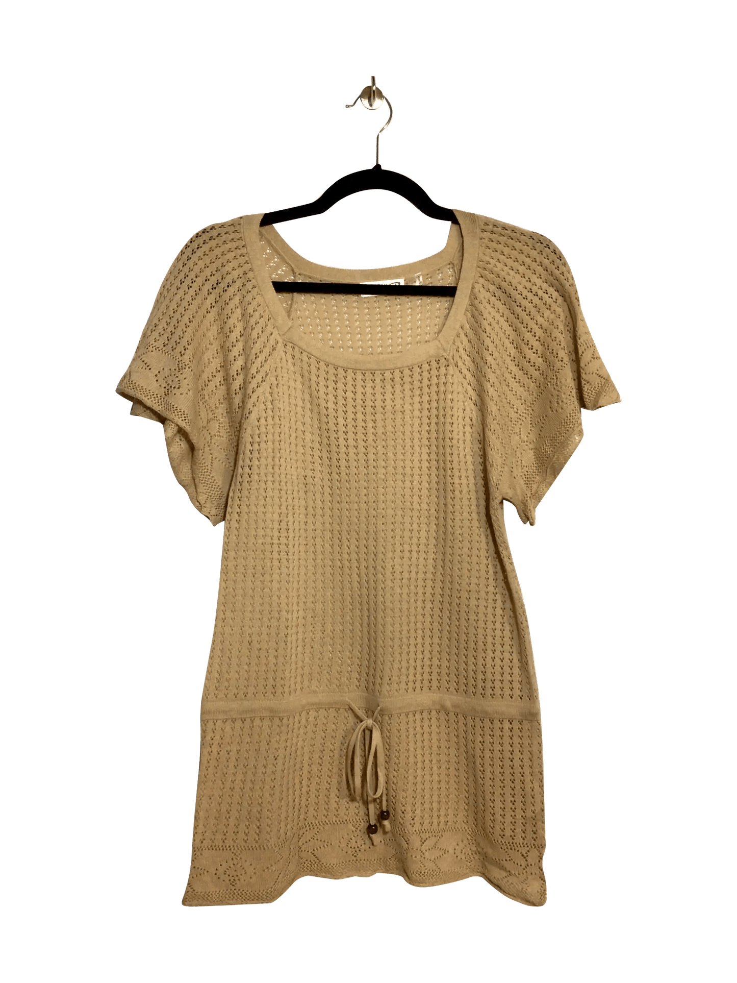MAK Regular fit Mini Dress in Beige - S - Velora