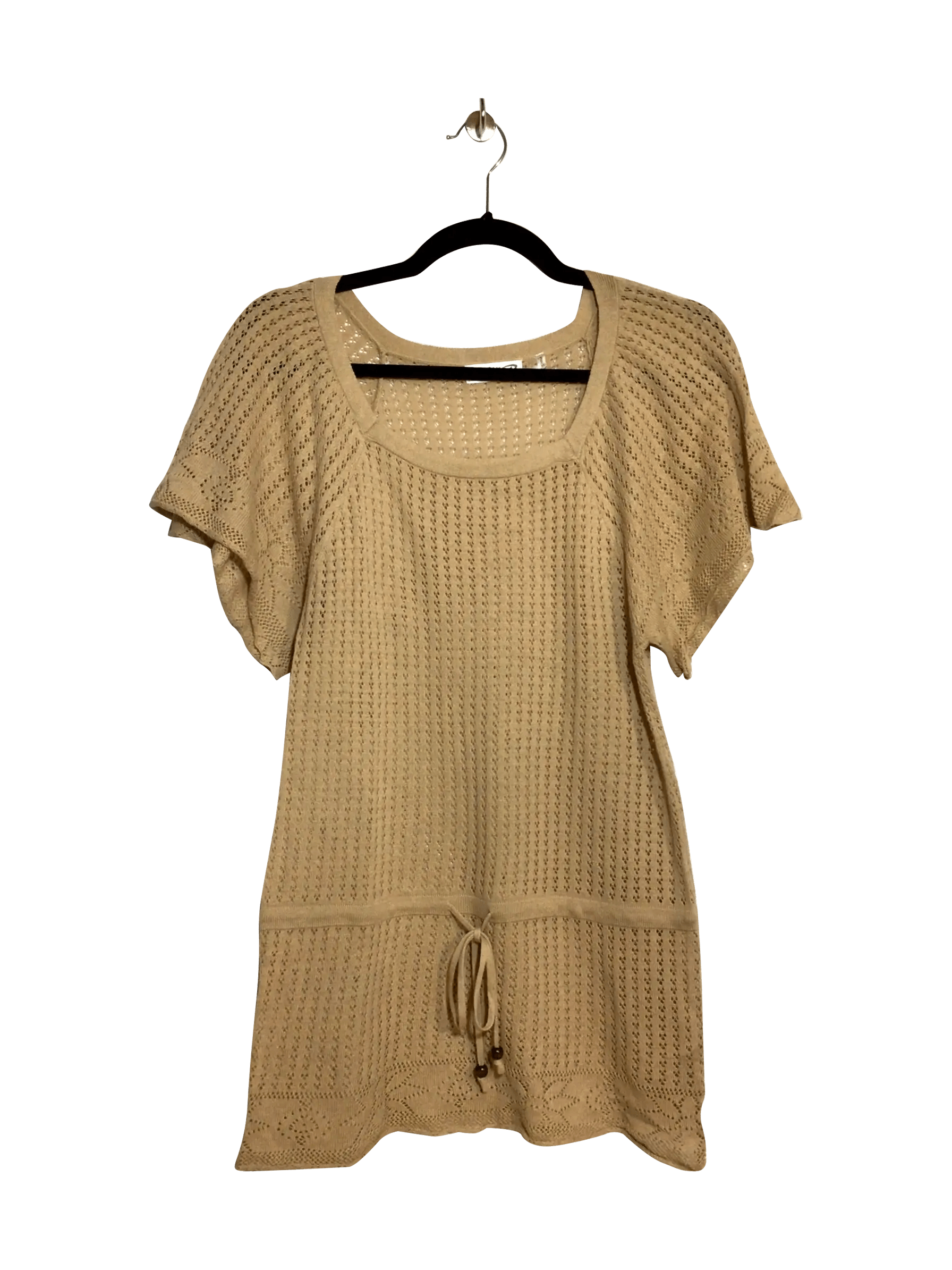 MAK Regular fit Mini Dress in Beige - S - Velora
