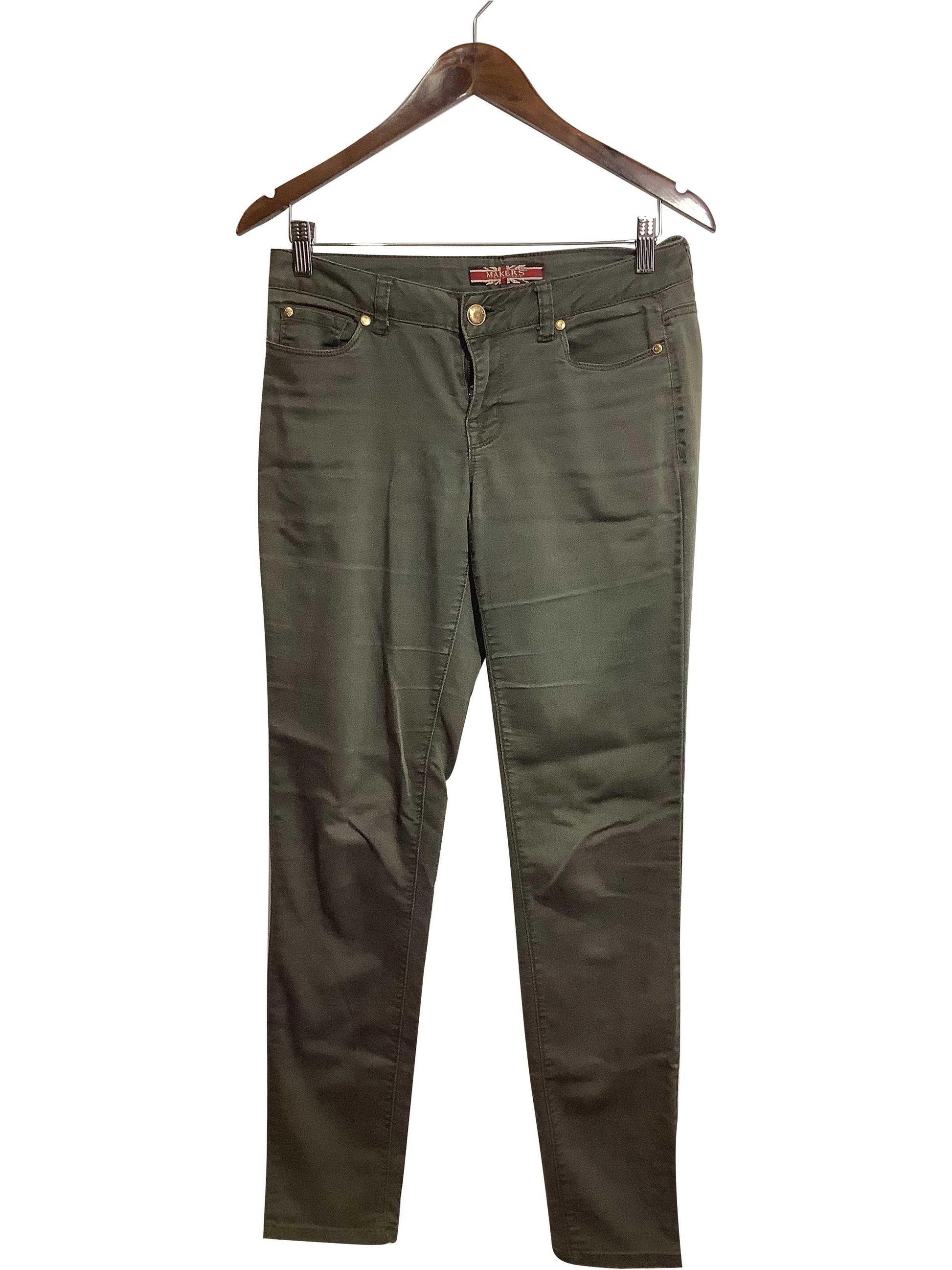 MAKERS Regular fit Straight-legged Jeans in Green - 27 - Velora