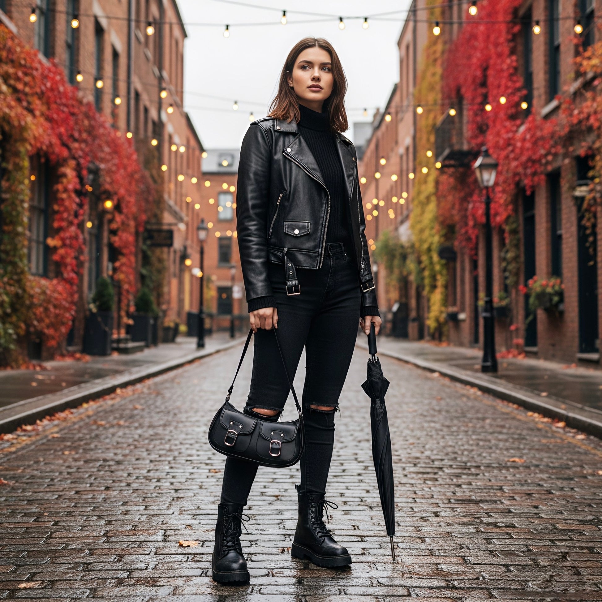 MAYA - Sloane Dual Closure Shoulder Bag - Velora Luxury Fashion