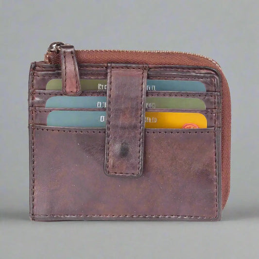 MET Credit Card Wallet with Front Tab Boutique of Leathers/Open Road