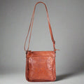 MET Flower Embossed Leather Crossbody Bag - Velora Luxury Fashion