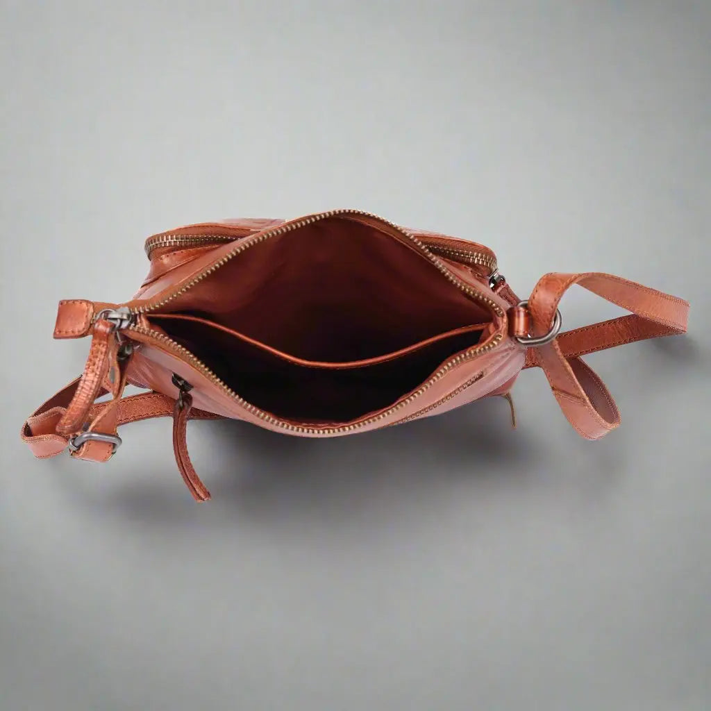 MET Flower Embossed Leather Crossbody Bag - Velora Luxury Fashion