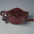 MET Front Zip Leather Belt Bag - Velora Luxury Fashion