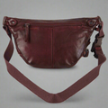 MET Front Zip Leather Belt Bag - Velora Luxury Fashion