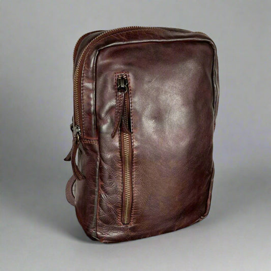 MET Leather Chest Front Bag & Backpack - Velora Luxury Fashion