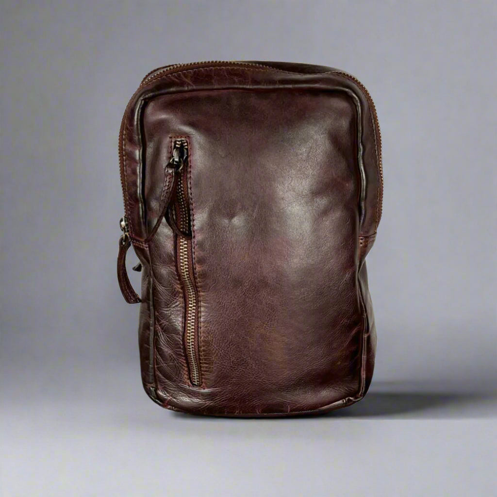 MET Leather Chest Front Bag & Backpack - Velora Luxury Fashion